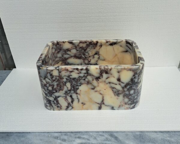 Calacatta Viola Marble Sink, Bathroom Sink, Wall Mounted Marble Sink - Görsel 4