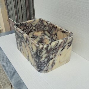 Calacatta Viola Marble Sink, Bathroom Sink, Wall Mounted Marble Sink
